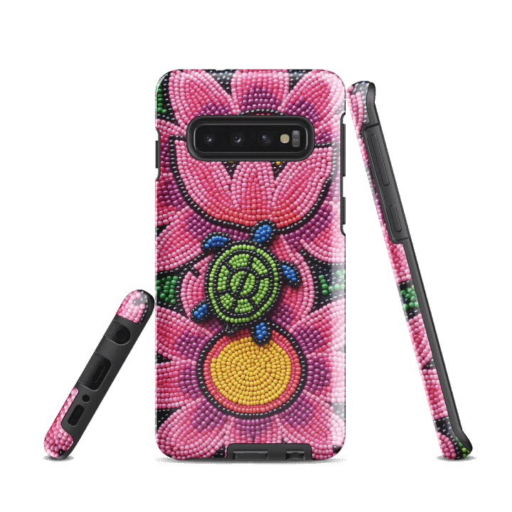 Turtle and Flowers Faux-beaded Samsung® Case product image (1)