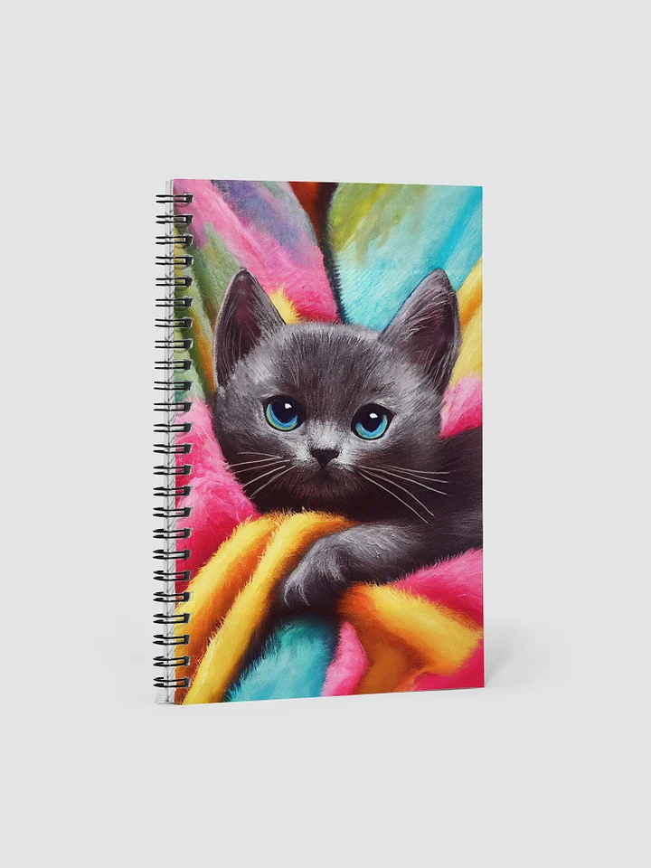 Dark Grey Kitten - Cute Cat Spiral Notebook product image (1)