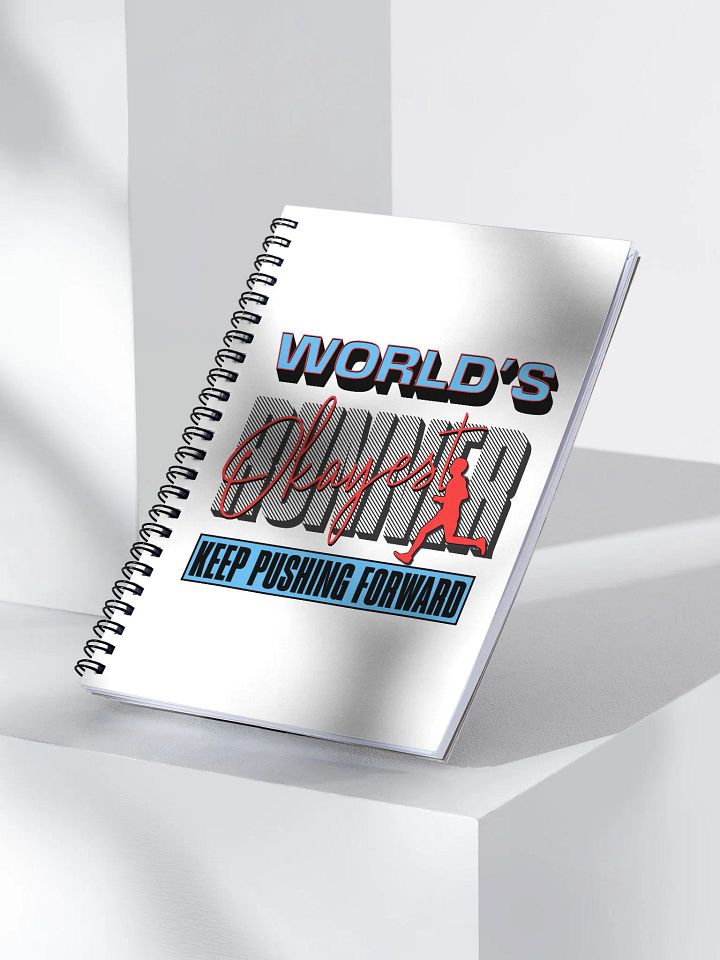Worlds Okayest Runner Spiral Notebook product image (2)