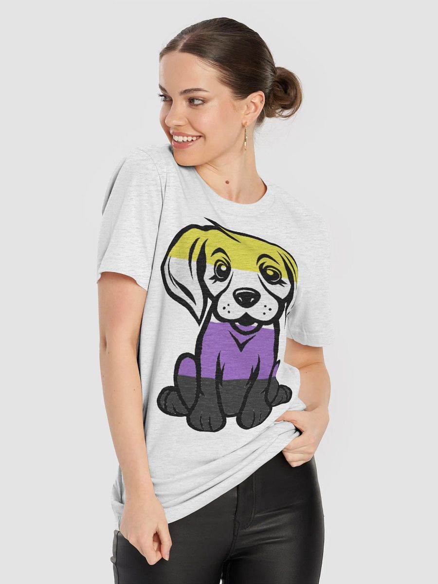 Nonbinary Pride Puppy Women's T-Shirt product image (82)