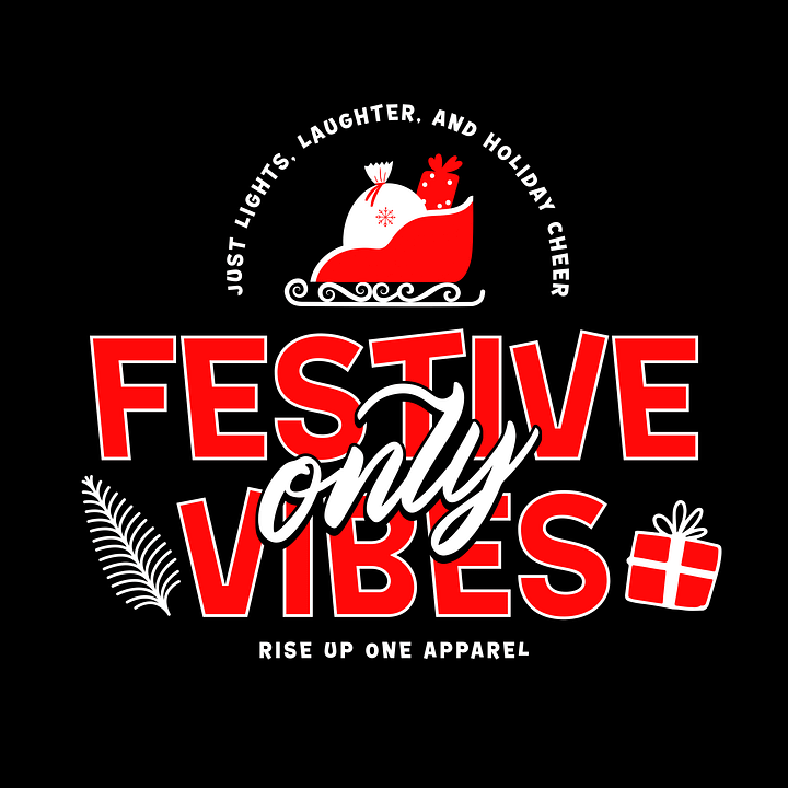 Festive Vibes Only Hoodie product image (1)