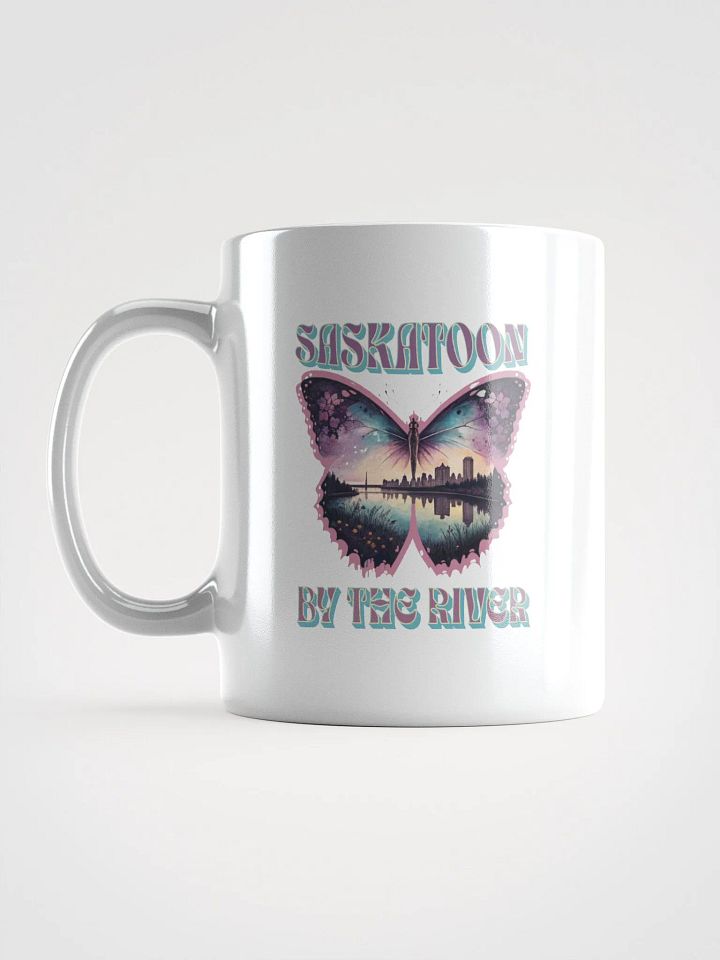 Saskatoon By The River Butterfly Mug product image (1)