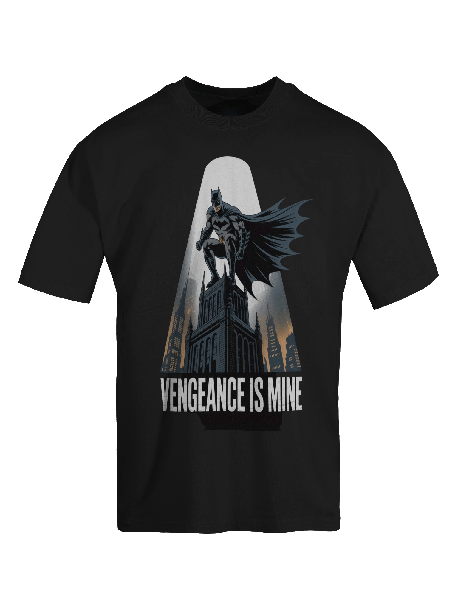 Retributive Rook: Batman Vengeance is Mine Oversized Faded T-Shirt product image (1)