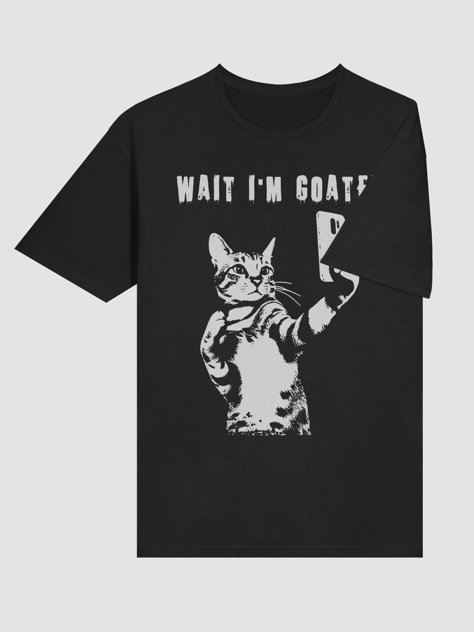 Wait I'm Goated Cat Tee (03) product image (36)