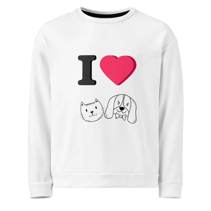 Heartfelt All-Over Recycled Sweatshirt product image (1)