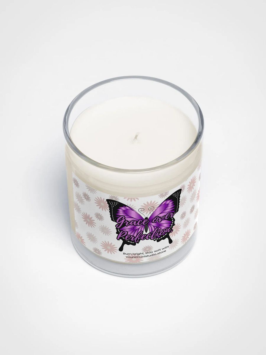 Grace over Perfection – Purple Butterfly Soy Candle product image (3)