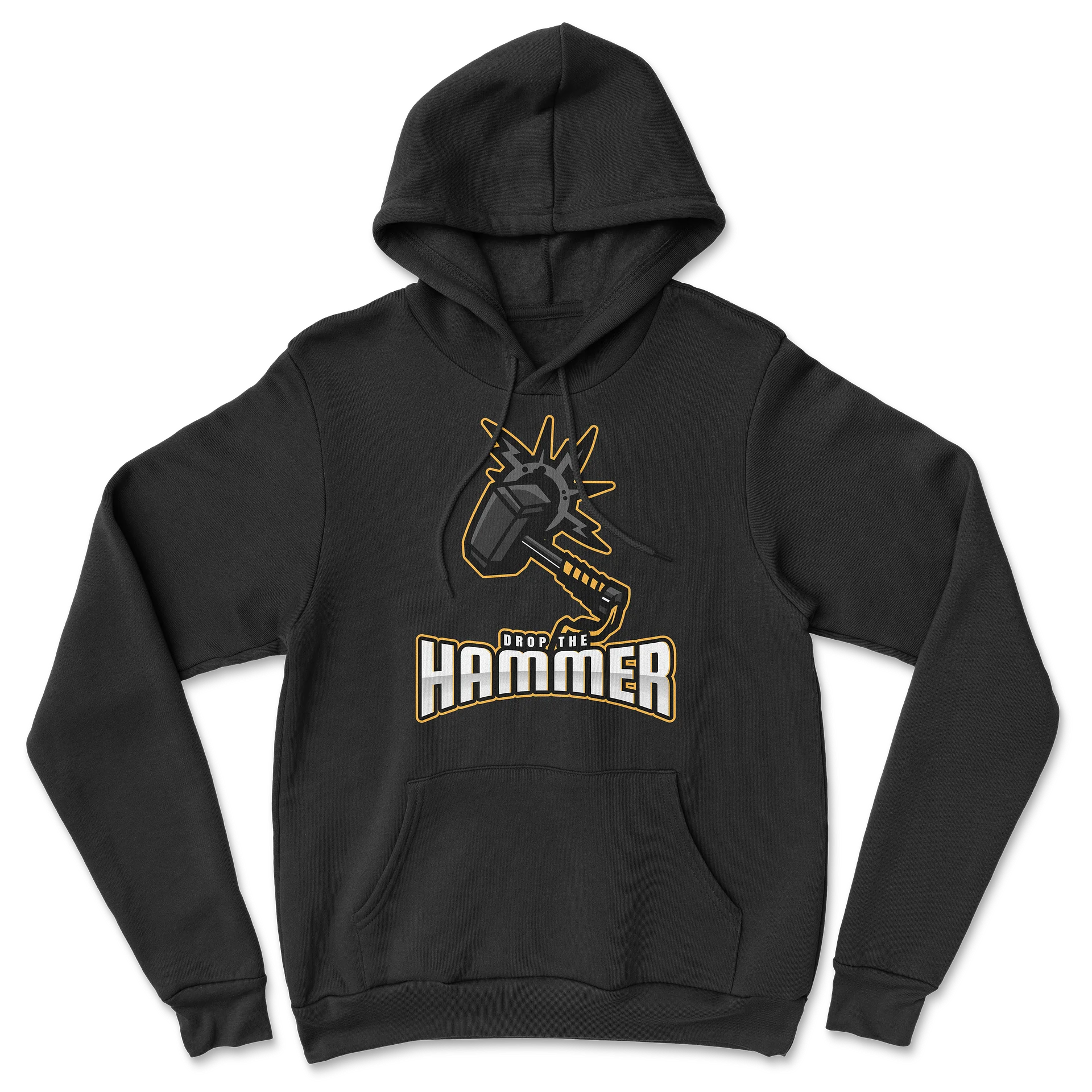 Drop the Hammer Hoodie (Retro Logo) product image (1)