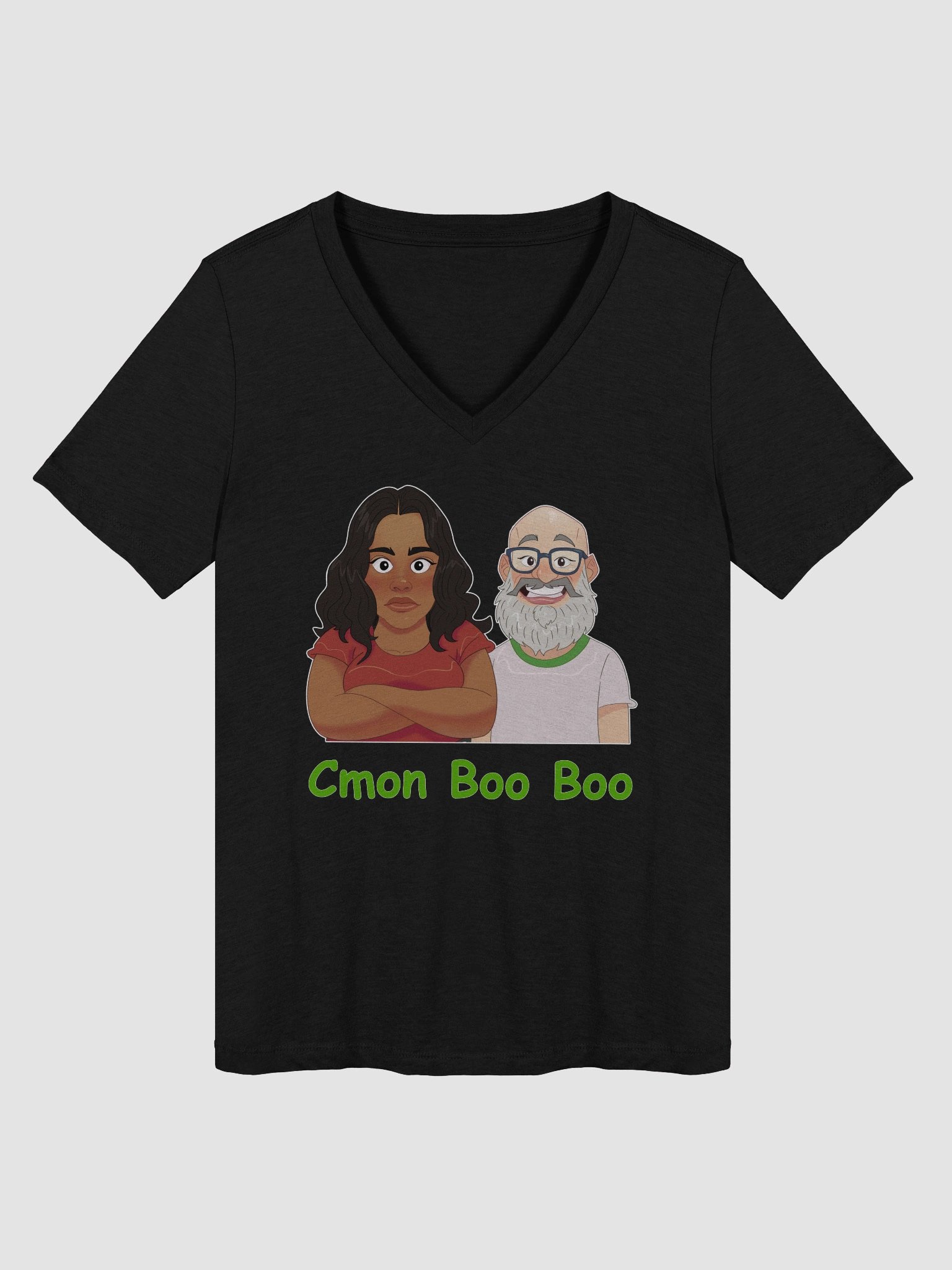 Women's Jasmine and Kevin V Neck Tee Shirt product image (3)