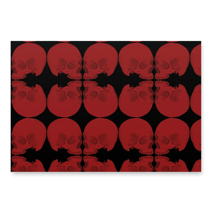 Skulls wrapping paper product image (1)