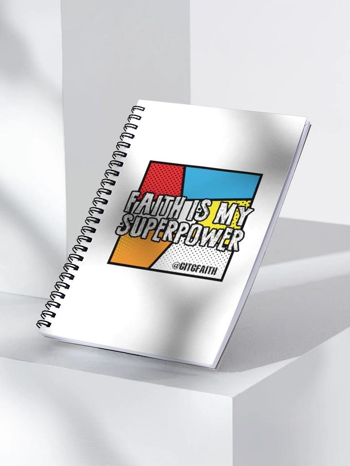 Faith is my Superpower Spiral NoteBook product image (2)