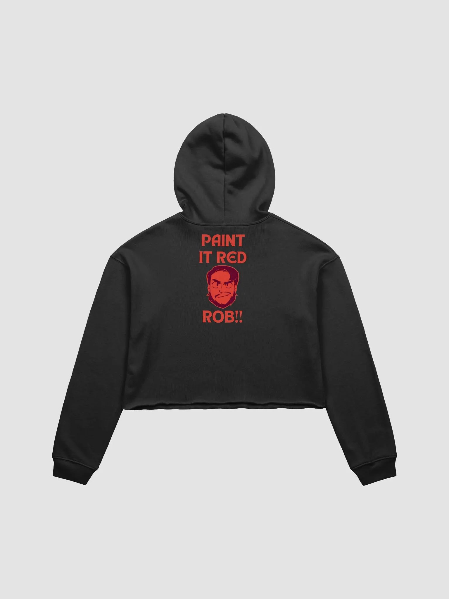 'Paint it Red, Rob!' Cropped Hoodie product image (2)