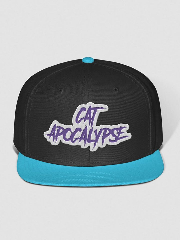 Cat Apocalypse Cap Purple Font product image (4)