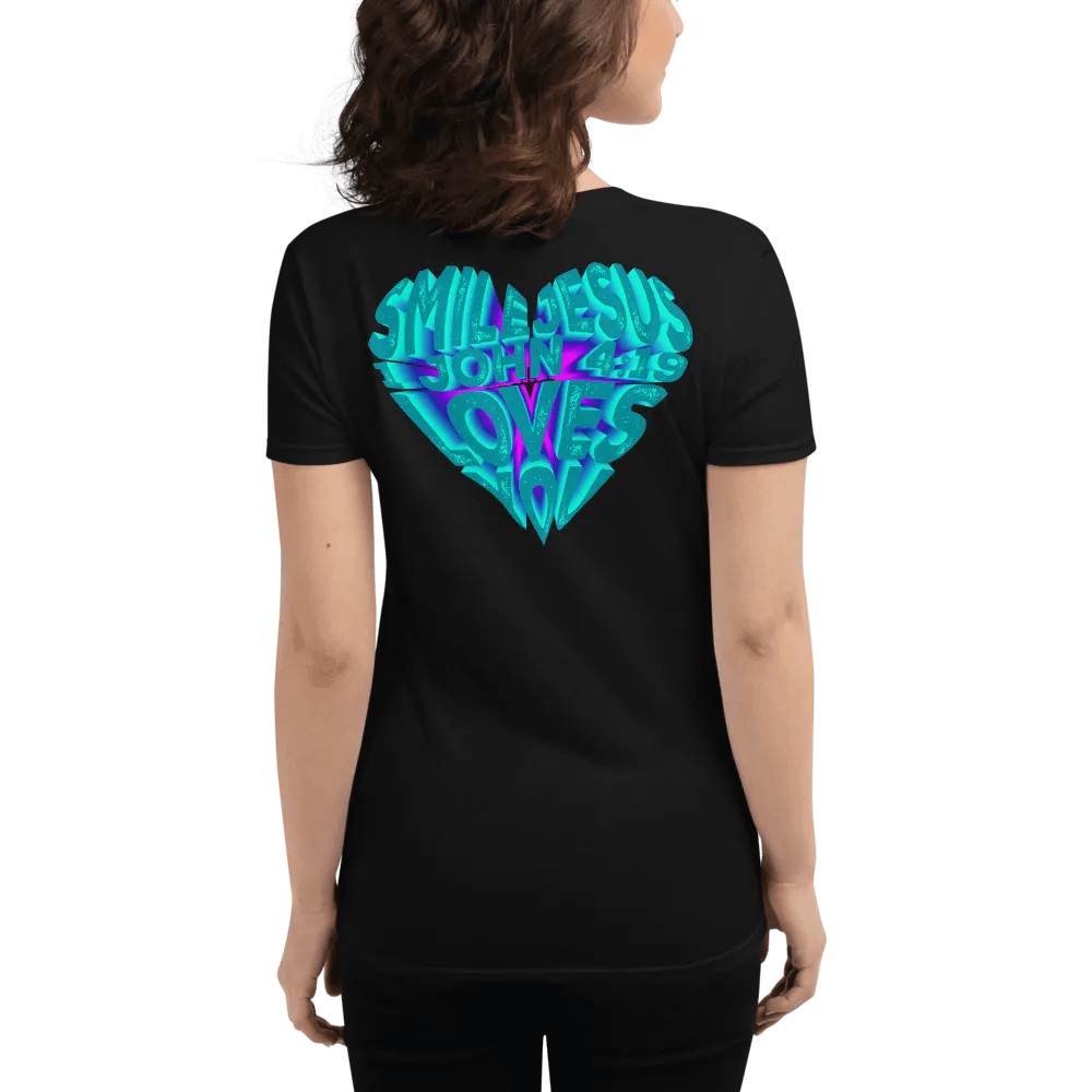 1 John 4:19 | Fitted (Female) Shirt product image (1)