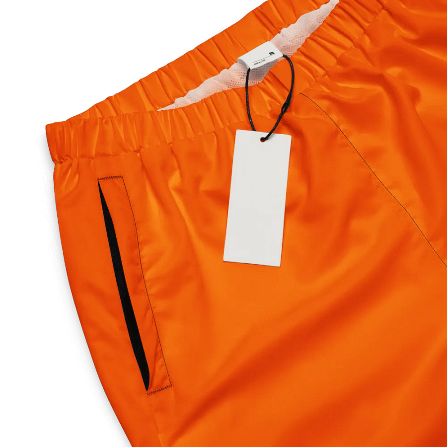 Plain Color Orange Track Pants product image (4)