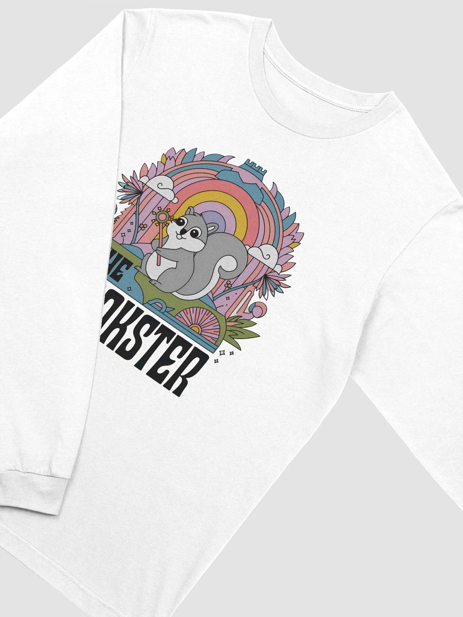 Whimsical Wizard Squirrel Long Sleeve Tee product image (3)