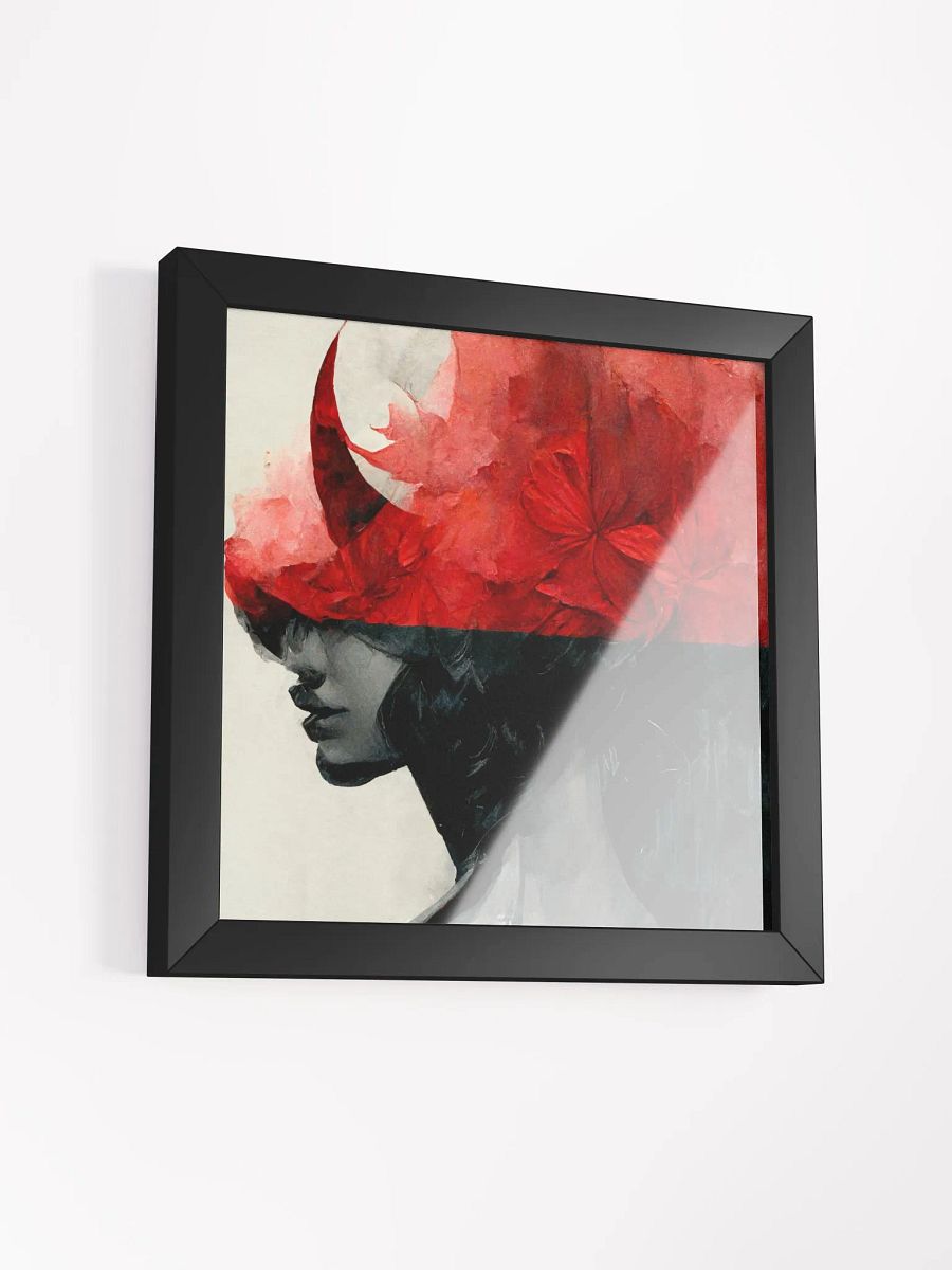 Dreamy Floral Red Hat Framed Poster product image (12)