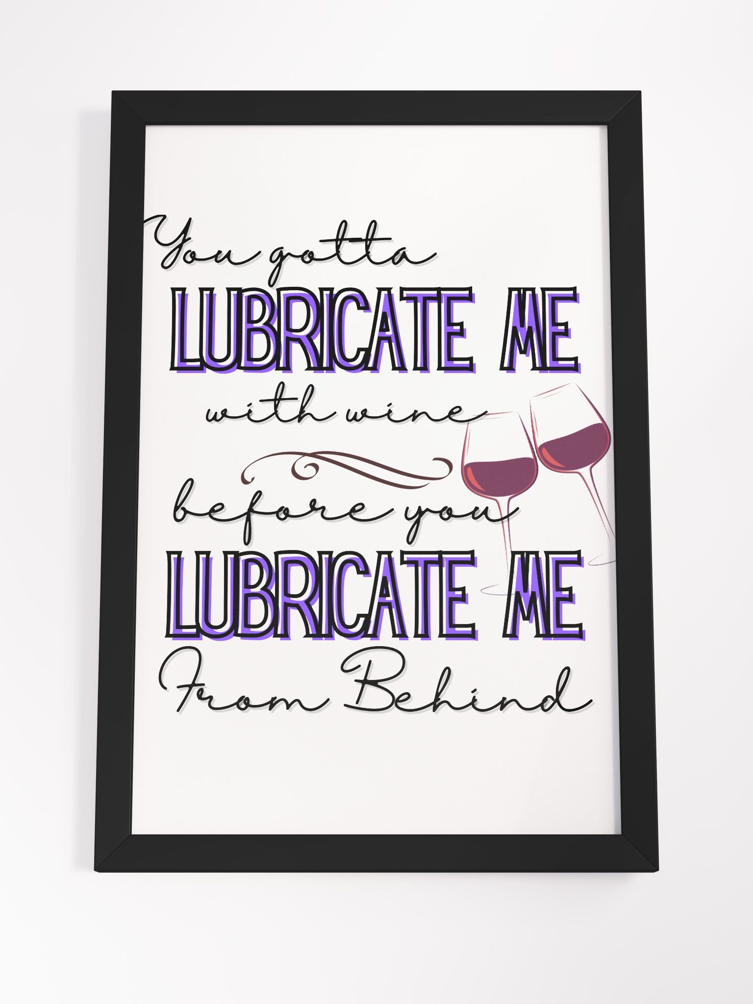 Lubrication Lamb Motto Framed Painting product image (4)