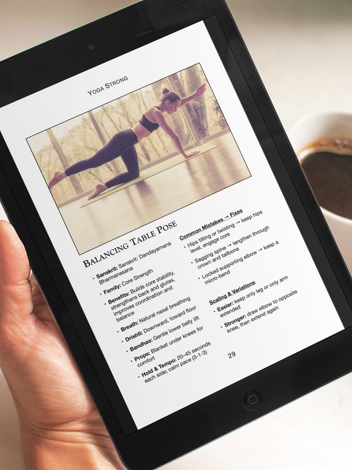 Yoga Strong - Ebook product image (2)