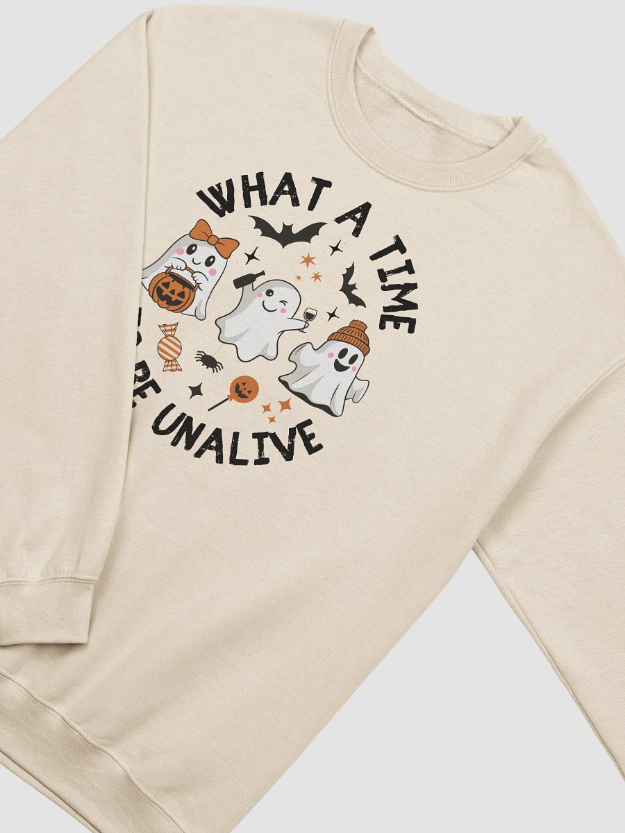 Spooky Season Ghost Sweatshirt - Light product image (16)