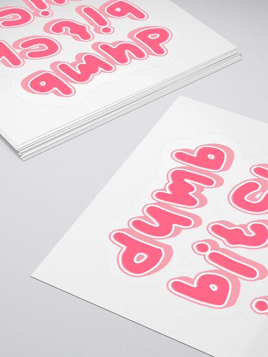 Dumb Bitch Juice Sticker - Pink product image (11)