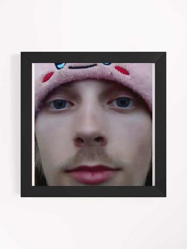 Jon Bruh Face Wood Framed Matte Poster product image (3)