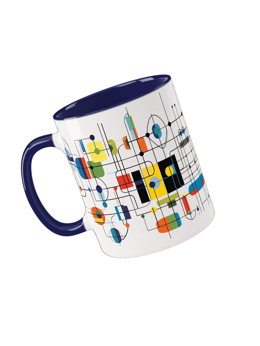 Geometric Harmony Ceramic Mug product image (17)