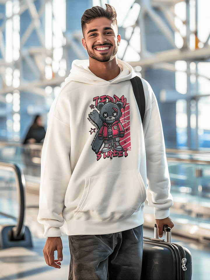 Haunted Teddy Bear | Unisex Premium Hoodie by Cotton Heritage product image (2)