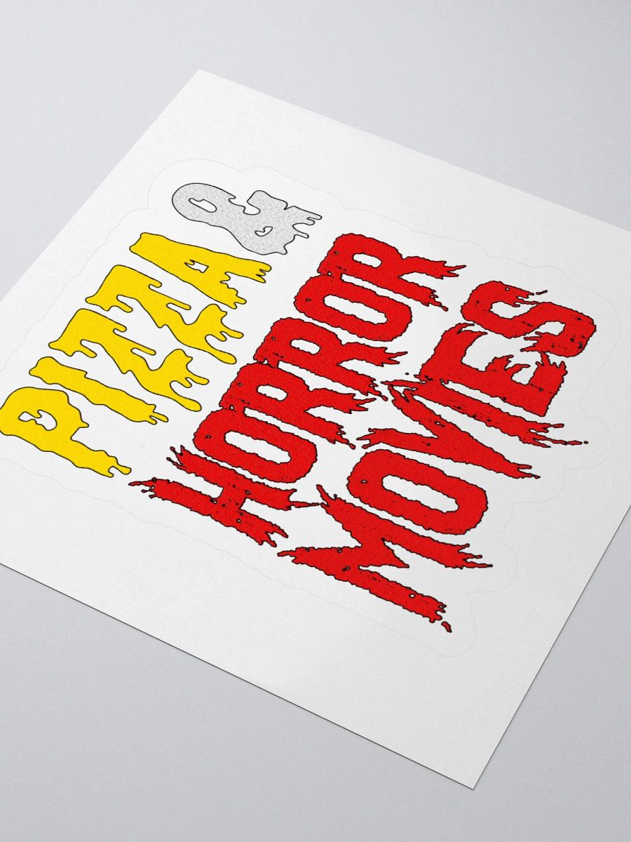 Pizza And Horror Movies Sticker product image (3)