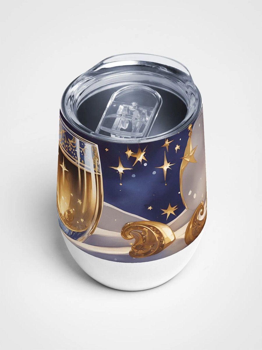 Starry Night Wine Tumbler 12 Oz – Celestial Elegance in Every Sip product image (4)