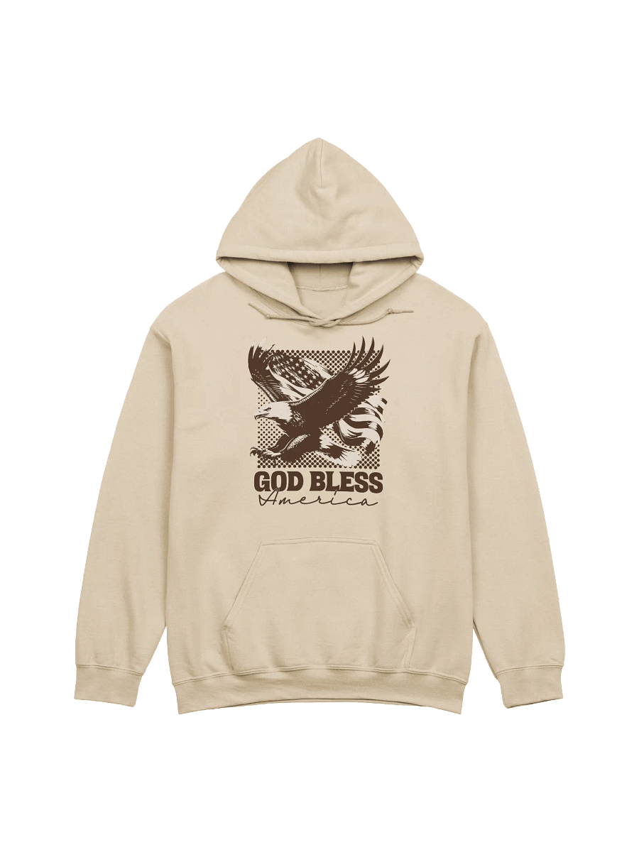 God Bless America Hoodie | Christian Patriotic Sweatshirt for Veterans & Proud Americans product image (1)