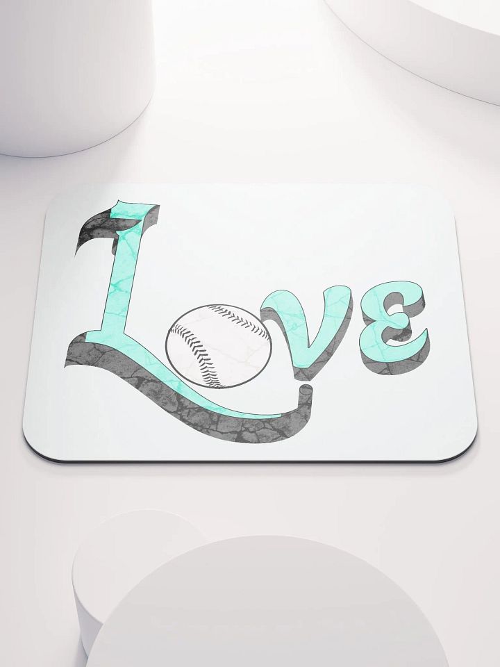 Love Baseball of the Game Mouse Pad product image (1)