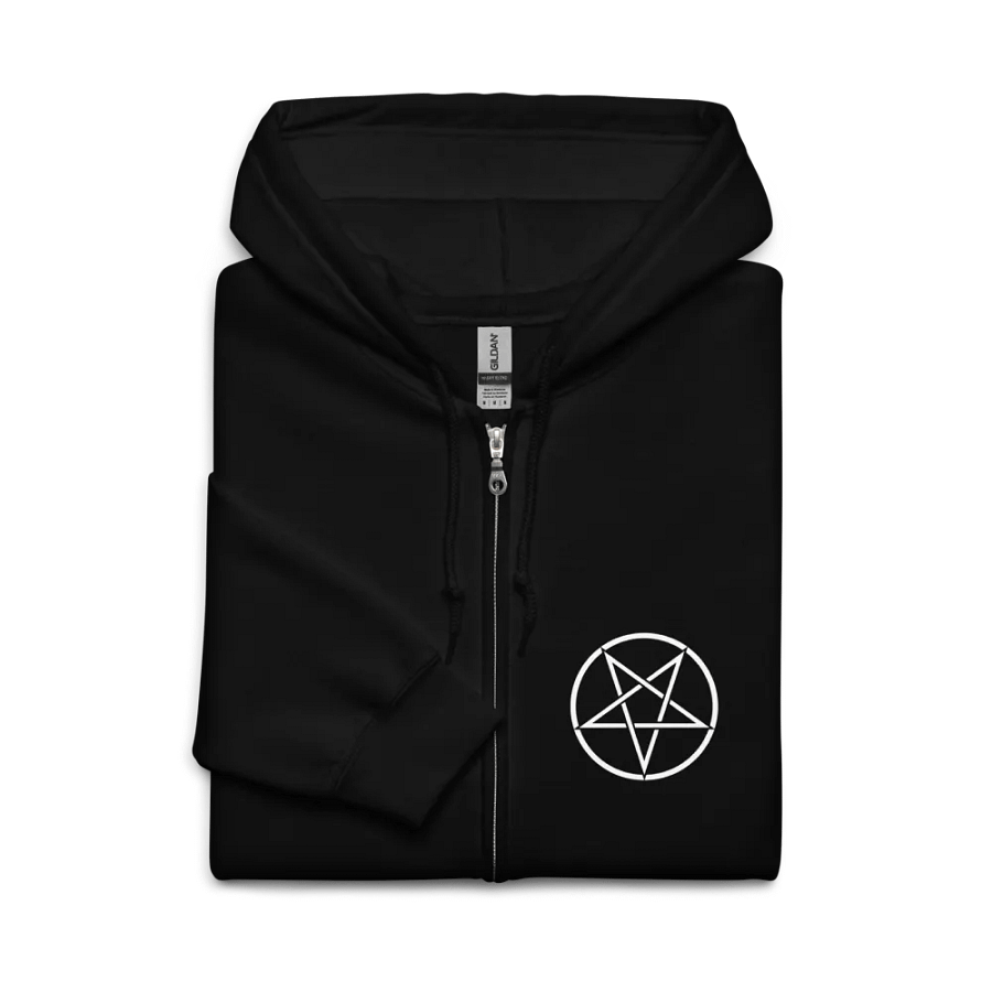 Inverted Pentagram Zip Hoodie product image (17)