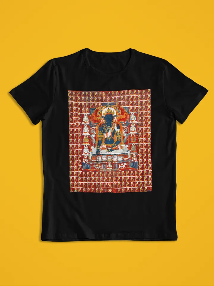 Buddha Akshobhya Mandala Traditional Buddhist Thangka Art Unisex T-Shirt product image (1)