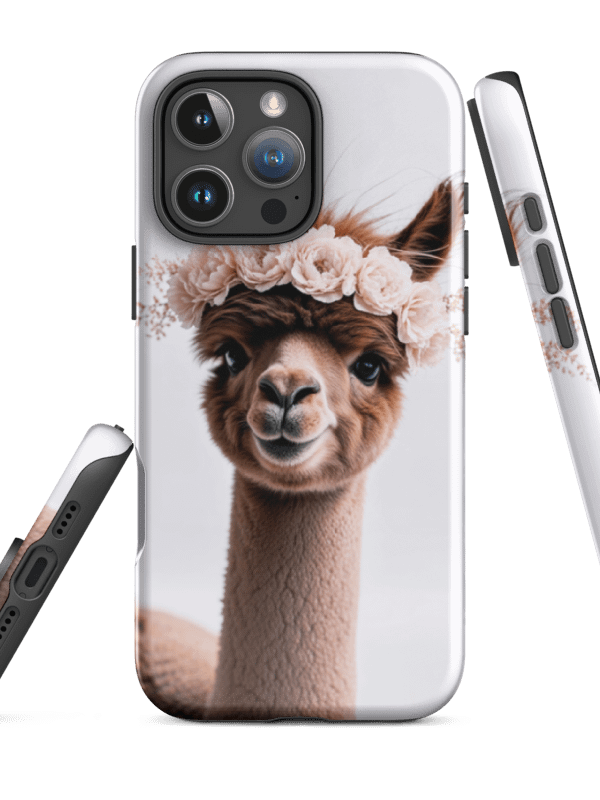 Floral Alpaca Tough Case for iPhone® product image (1)