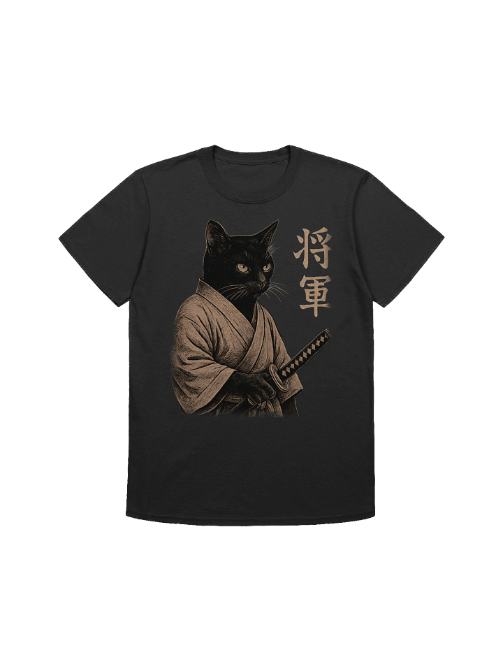 Samurai Cat Ukiyo-e T-Shirt product image (1)