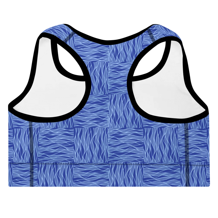 Powder Blue All-Over Print Padded Sports Bra product image (7)
