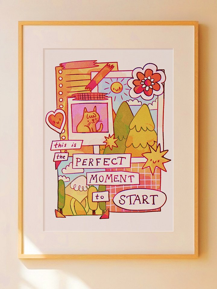 The Perfect Moment to Start Print product image (1)