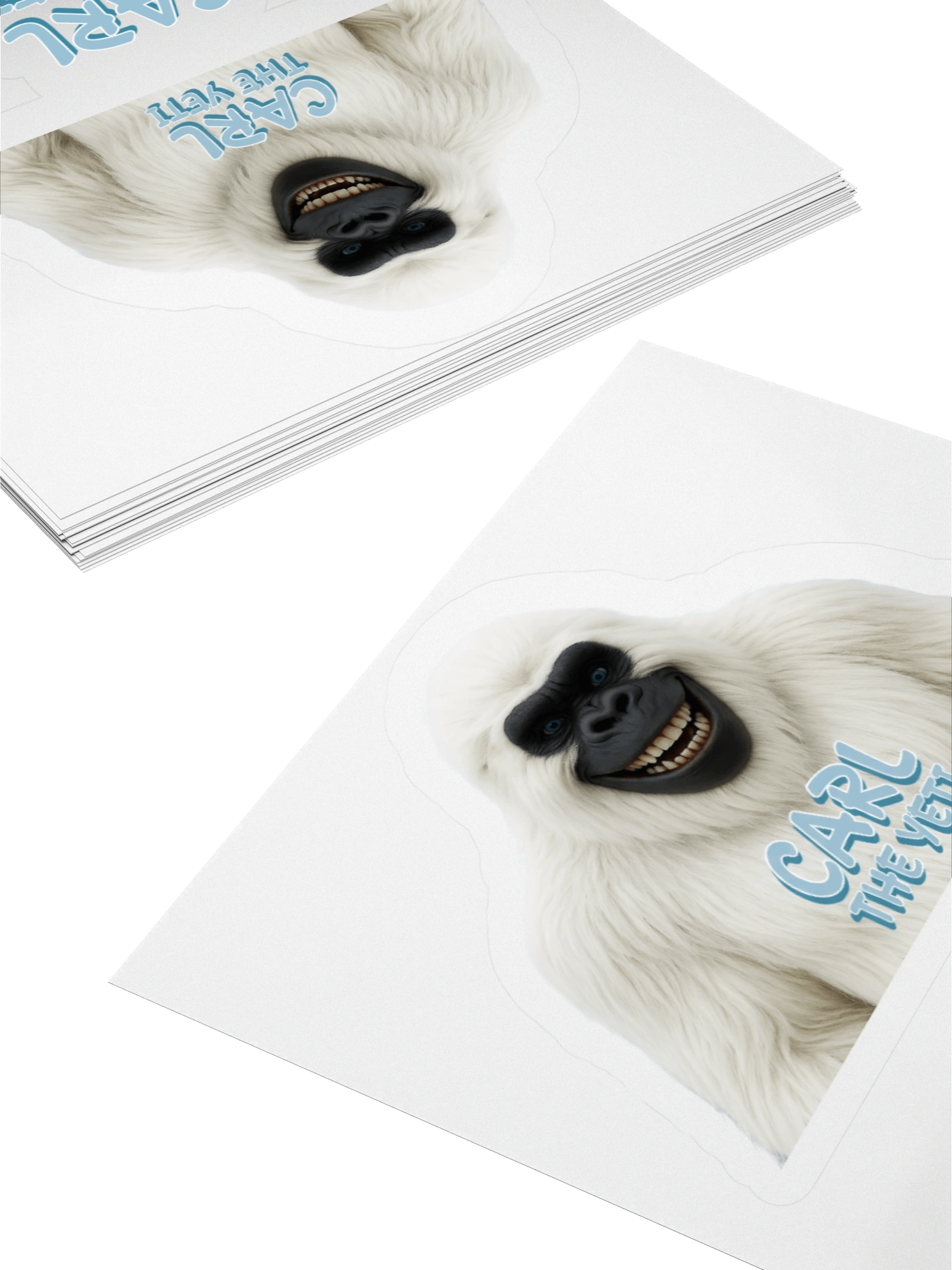 Carl the Yeti Kiss Cut Stickers product image (8)
