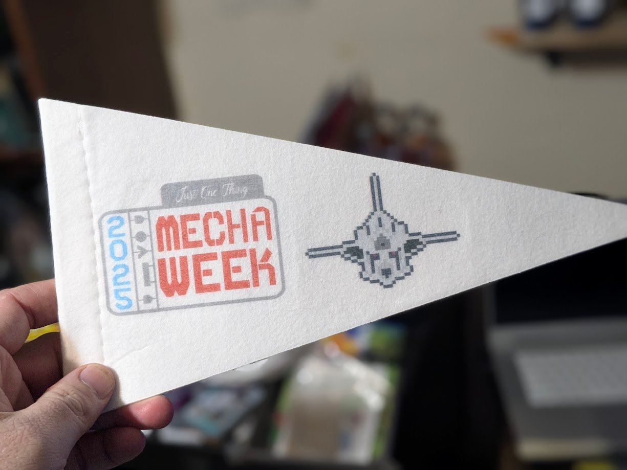 Mecha Week 2025 Pennant Flag product image (9)