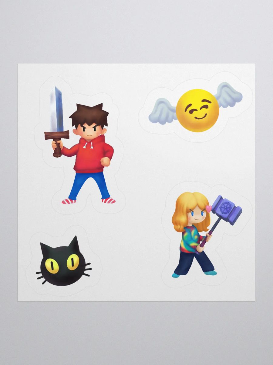 BMG Retro Sticker Sheet product image (1)