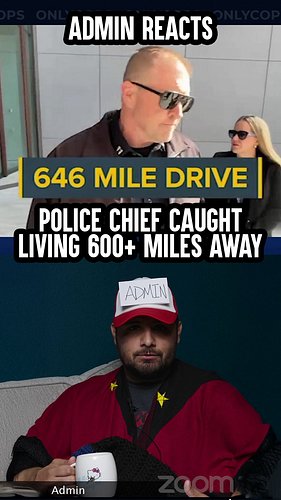 Oh now y’all don’t like remote working?

Eamonn Allen, the chief of police in Millbrae near San Francisco, has reportedly bee...