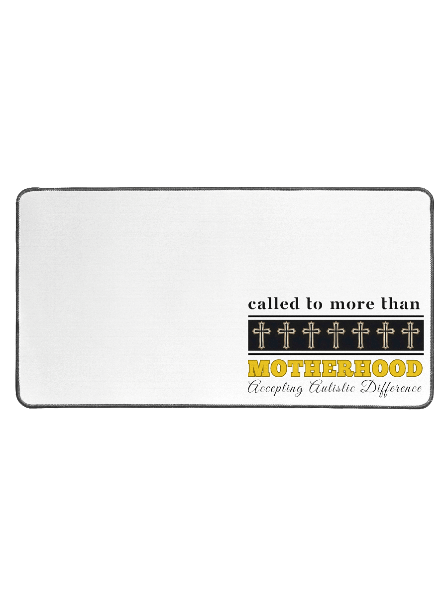 Called To More Than Motherhood Desk Mat | Christian Faith | Autism Awareness | Gift to Mom product image (1)