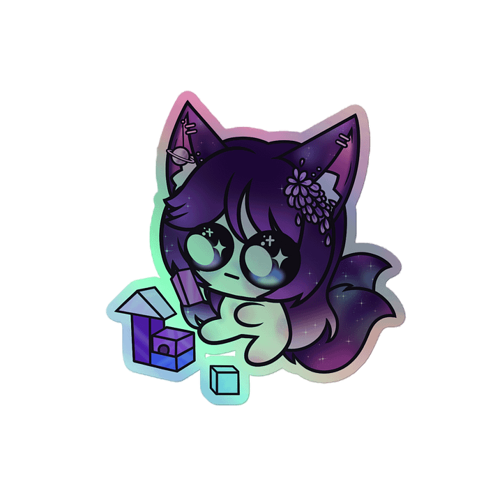 Miss Rave Bwocks Holographic Sticker product image (2)