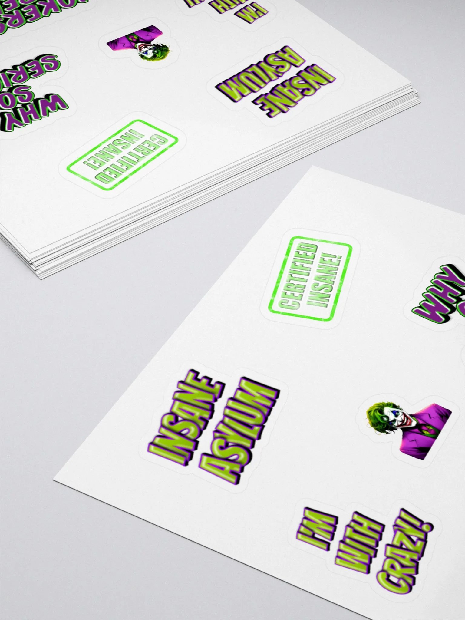 Joker Themed Sticker Pack product image (4)