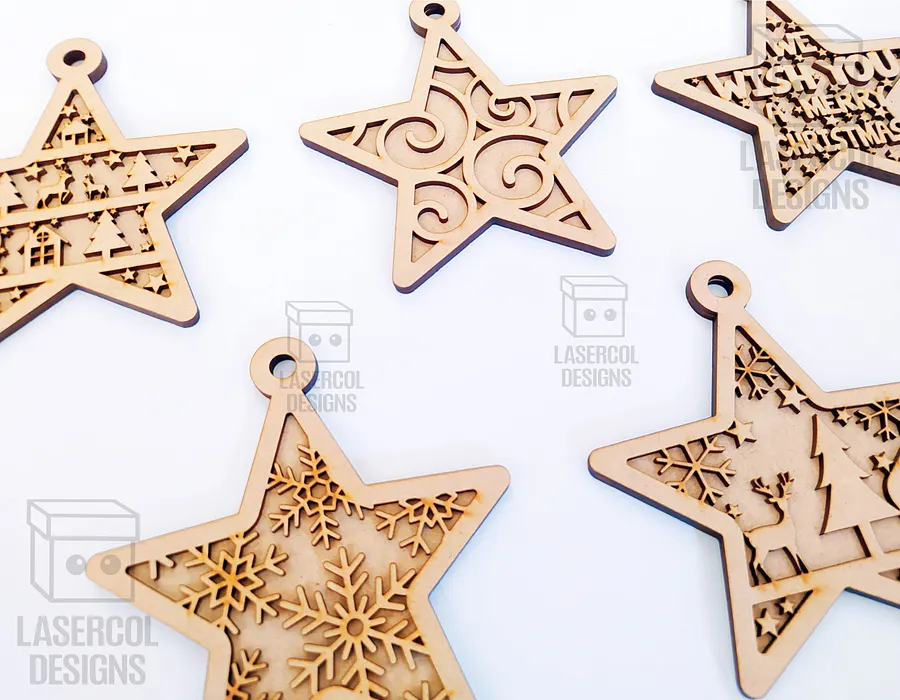 Christmas Ornaments - Laser Cut Files product image (10)