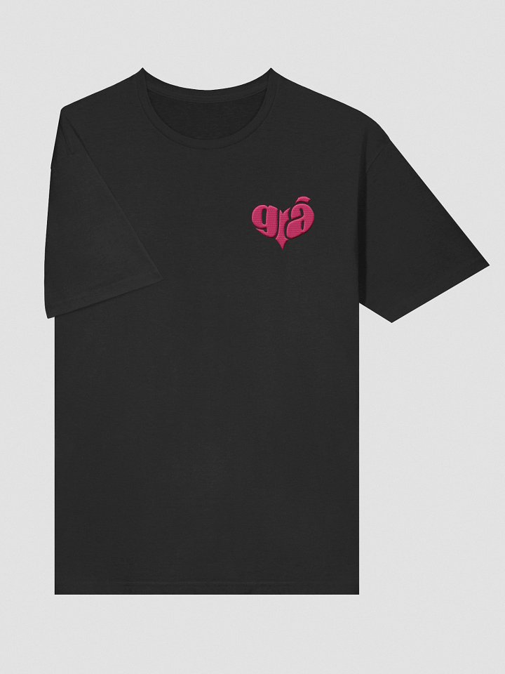 Grá Meaning Love 🩷 Embroidered Softstyle Shirt in Irish / Gaeilge product image (2)