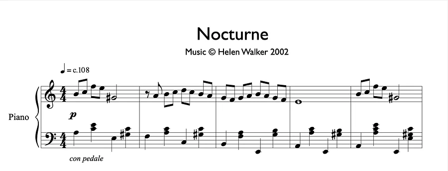 Nocturne (Piano) product image (1)