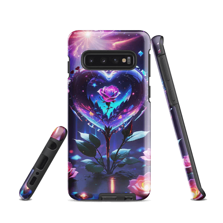 Eternal Rose Samsung Tough Case - Galaxy Heart & Rose Design product image (1)