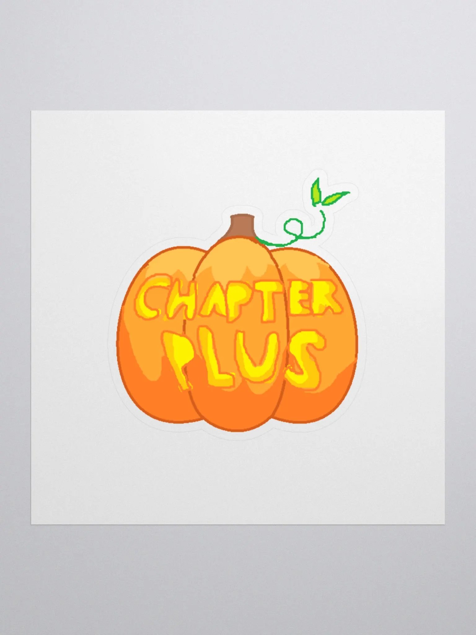 Cartoon CHP Pumpkin Sticker product image (1)
