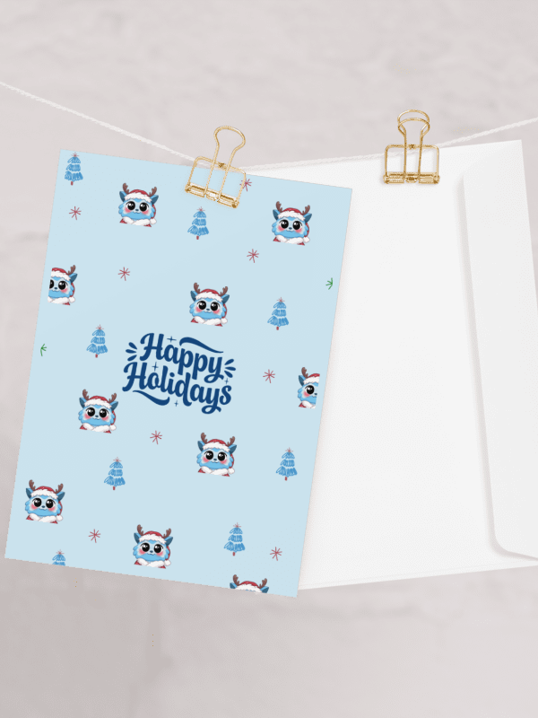 Chibi Wobbles Holiday Card product image (12)